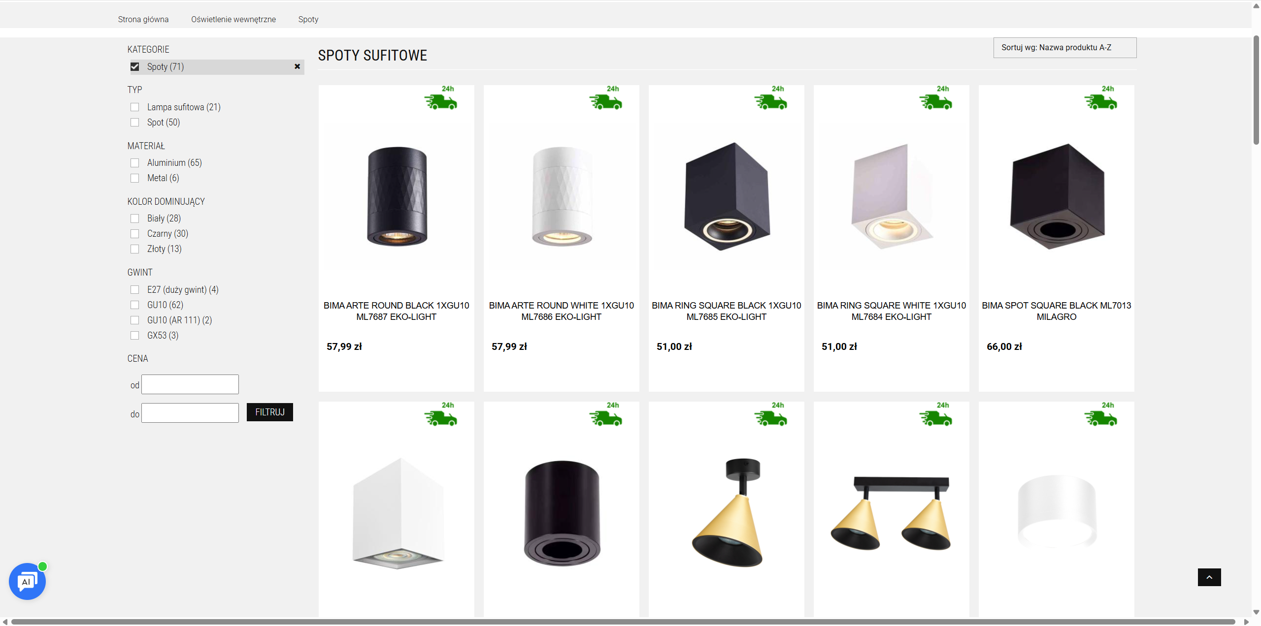 Oświetlenie strefowe w domu - jak spoty sufitowe pomagają budować klimat wnętrza