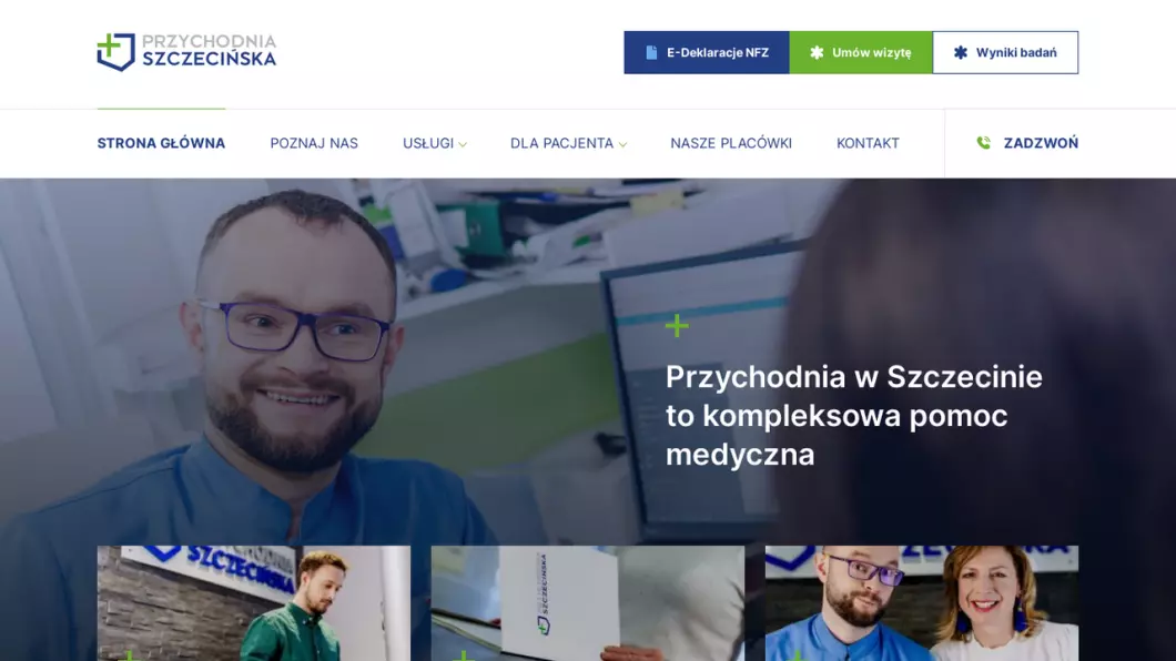 Zrzut ekranu strony